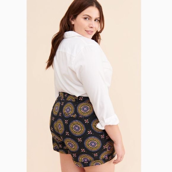 ANTHROPOLOGIE | Maeve Abstract City Shorts - Picture 4 of 6